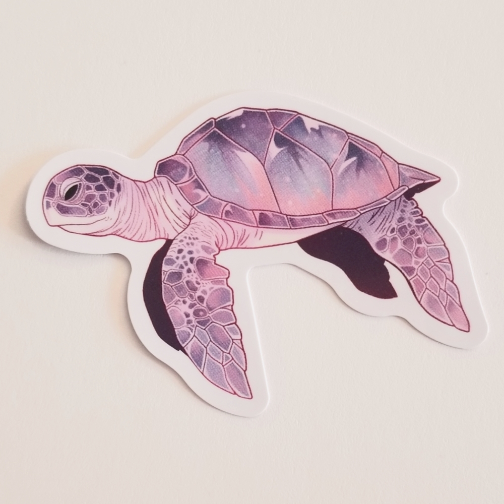 10/$10 Pretty Sea Turtle Sticker